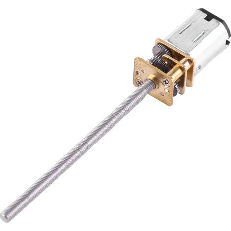 DC 6V Gear Reduction Motor with Long Screw M3 x 55 mm Thread 30/60/100/150/200/300/400/500RPM (6V 30RPM) (1/5)
