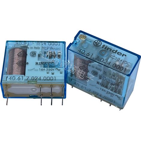 Finder 40.61S 40.61.7.024.0001 24V DC 16A Intermediate Relay, Originally Imported