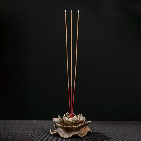 1000 Bâtons d'Encens Santal Sans Fumée, Parfum Maison Longue Tenue pour Méditation et Autel, 32.5 cm, Couleur Nature (1/5)