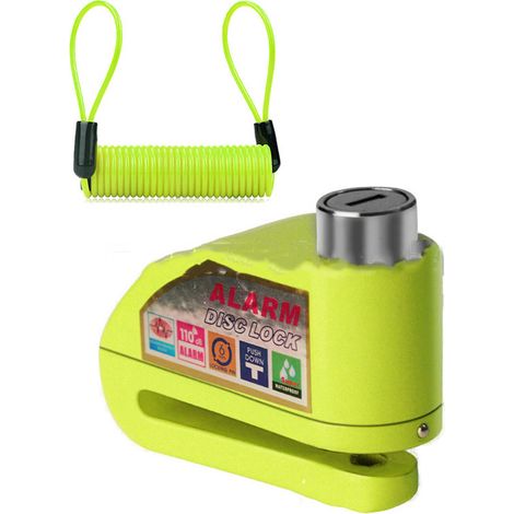 Lock Disque Frein - Antivol Alarme 110 dB avec Capteur de Choc - Pour Moto Scooter Vespa Motocross - 1 Pièce (1/5)