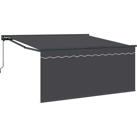 vidaXL Retractable Awning Manual Anthracite 300 x 250 cm (1/5)