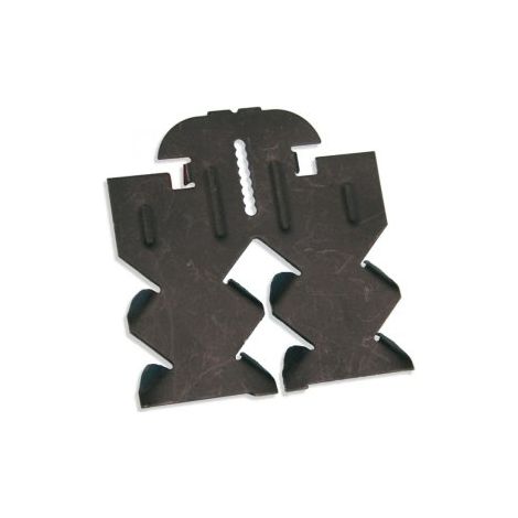 Semin – Suspente hourdis longue boîte de 100 – Acier noir ressort – 10 x 70 x 72 mm – Accessoire pour béton et brique pleine (1/3)