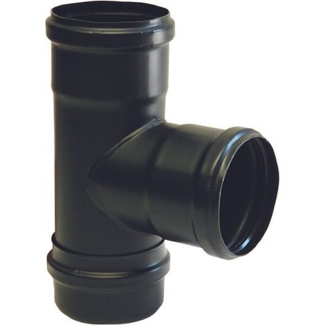tee 90° ffm - stahl 1.2 mit blindstopfen - l 220 mm tee 90° mit blindstopfen dn100 "schwarz" att.ffm pellet 1.2