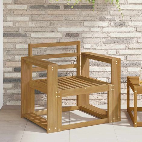 Teenpull – Outdoor-Sofagarnitur Massivholz Akazie Weiß (1/5)
