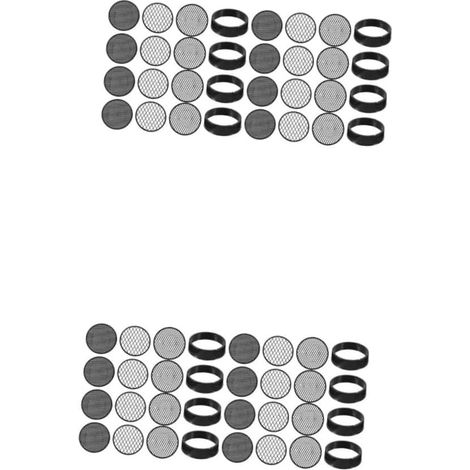 8 Ensembles Tamis De Sol Organisateur D'outils De Jardin Outils De Jardinage Sable Scientifique Tamis De Siège De Trousse De Age Équipement Plastique Black (1/5)