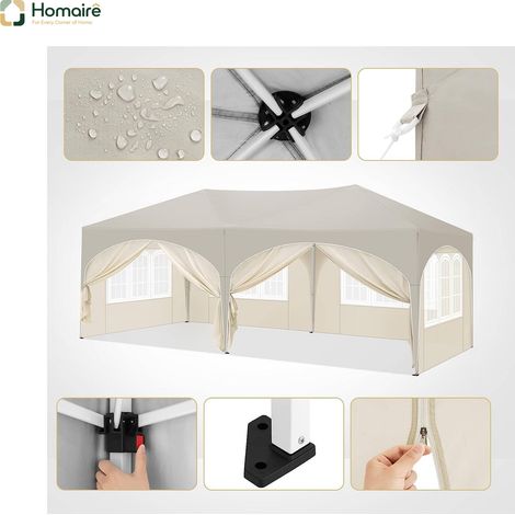 Transportbox für Haustiere in beigem Oxford-Beige 583 x 293 x 265 cm HOMAIRE (1/5)