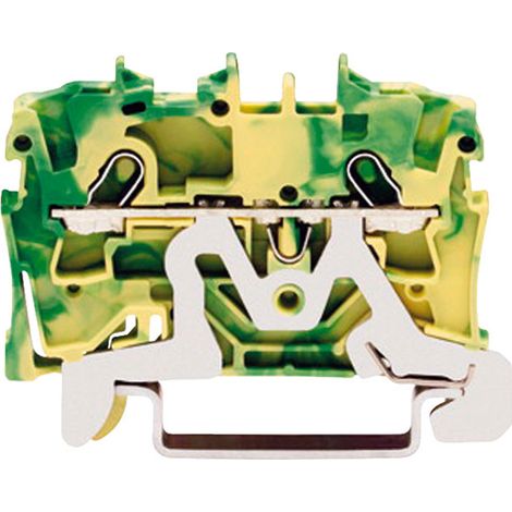 Wago 2001-1207 Protection terminal for 2 conductors - 1.5 mm≤ - for Ex e II applications - for 35 x 15 and 35 x 7.5 rail - Pu