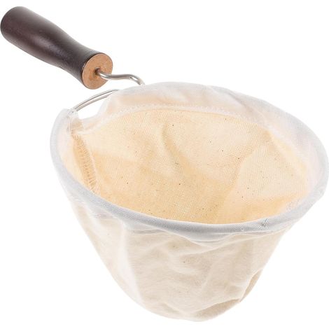 Filtro de café reutilizable  Cabilock – Franela + soporte de madera, lavable, sin residuos. (1/4)