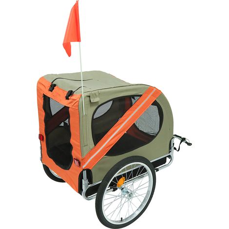 SiFree®Remorque vélo pour chien avec Attache et Ceinture de sécurité,1377390cm. (1/4)