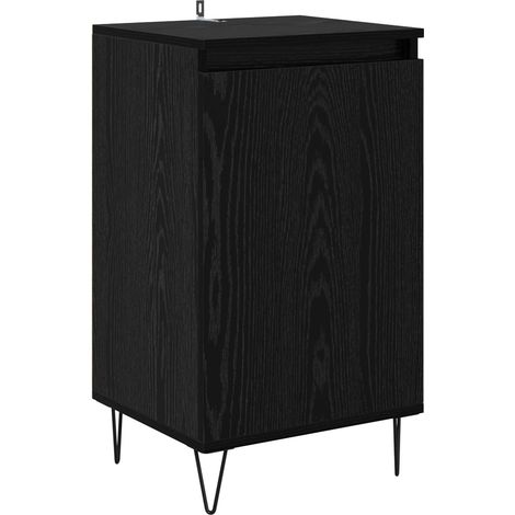 Maison Exclusive - Aparador Roble Negro 40 x 35 x 70 cm Madera de