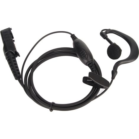 Casque micro oreillette en forme G avec PTT intégré pour Motorola XIR P6600 P6620 E8608 E8668 MTP3100 3150 XPR3300 (1/5)