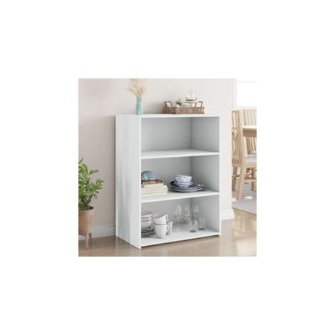 Buffet blanc 70x41x93 bois d'ingénierie (1/5)
