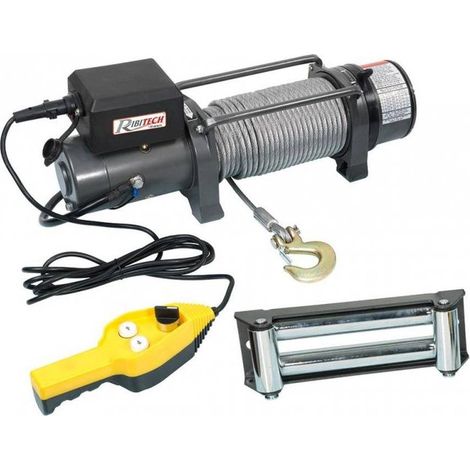 Treuil Électrique 12V - Traction Max 5900 Kgs - Puissant et Fiable - Idéal pour Remorquage - D-Work