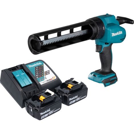Pistola a cartuccia a batteria Makita DCG 180 RT 18 V + 2x batteria ricaricabile 5,0 Ah + caricabatterie