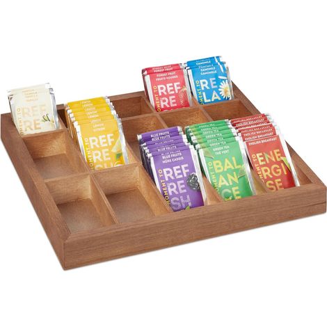 Caja de clasificacion de madera