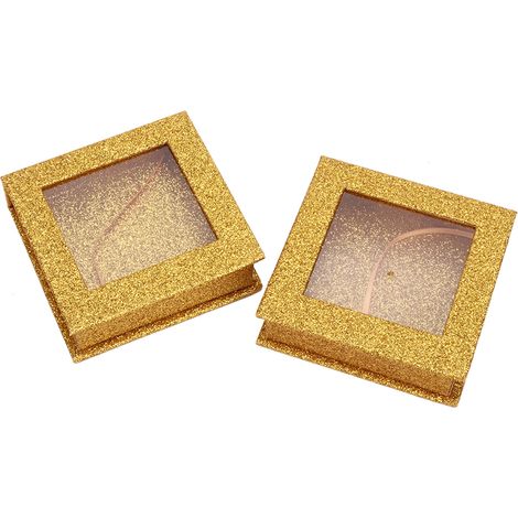 Boîte De Rangement Pour Faux Cils - Design Magnétique Et Quadrants - Protection Contre Poussière - Lot De 2 (1/5)