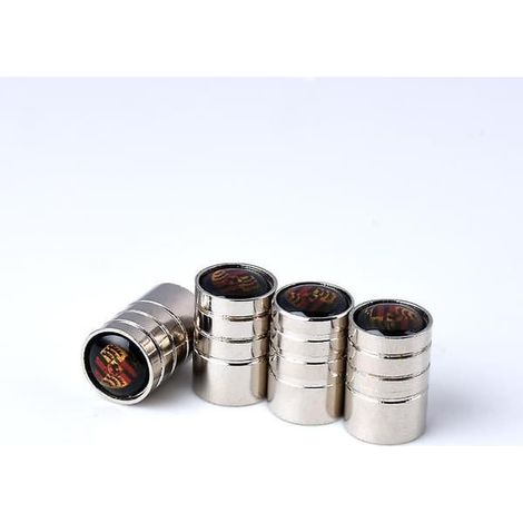 Bouchon de valve de pneu XYC assorti, bouchon de valve métallique (Porsche, 8 pièces) (1/5)