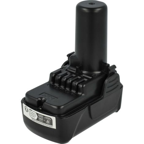 vhbw 1x Akku Ersatz für Hitachi / Hikoki 329370, 329371, 329389, 331065, BCL 1015, 329369 für Werkzeug (2000 mAh, Li-Ion, 10,8 V)