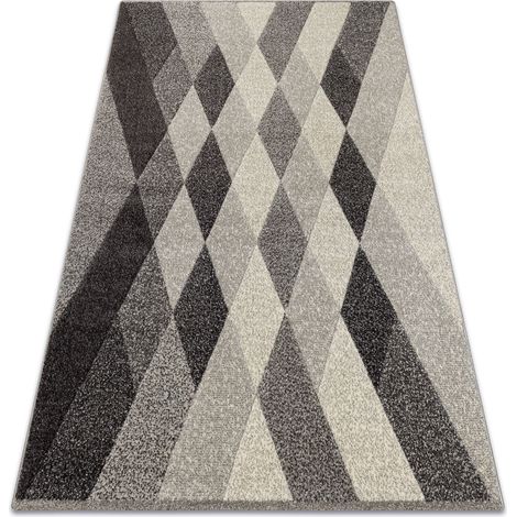 Tappeto FEEL 5674/16811 ROMBI grigio / anthracite / crema grey 80x150 cm