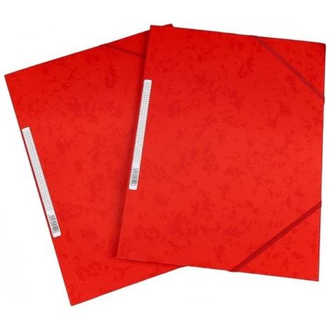 Cartelle – Confezione da 12 – 31,5 x 23,5 cm – Cartelle con chiusura elastica – Cartelle portadocumenti – Cartelle in cartone – Multifunzionali – Adatte per organizzare e conservare in modo sicuro doc (1/5)