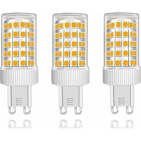 3er-Pack G9 10W LED-Lampen, entspricht 150W Halogen, 86 LEDs, 1000 lm, 360° Abstrahlwinkel, ultrahell, AC220-240V, nicht dimmbar, warmweiß 3000K… [Energieklasse B] (1/4)