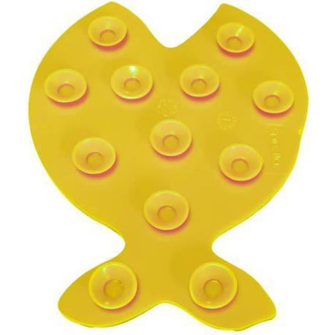 Spirella sticker figurine antidérapant de douche ou baignoire PVC HUNGRY x5 pièces Jaune