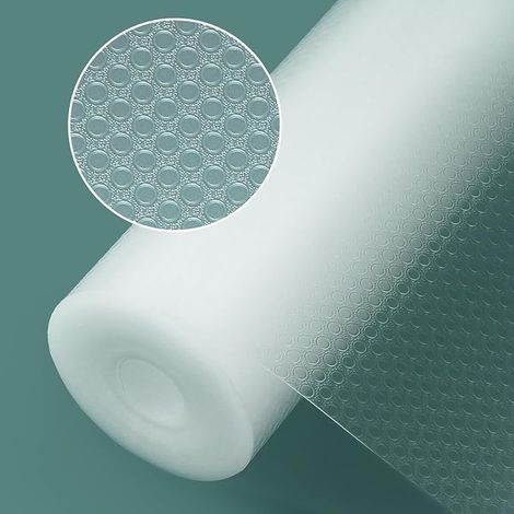 Drawer Bottom Mat, EVA Plastic Fridge Mat Can Be Cut To Size For Drawer Cupboard Kitchen Protection (Transparent/30cm x 300cm) (1/3)