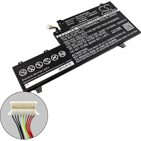 NX - Batterie ordinateur portable compatible HP 11.55V 4900mAh - 863167-1718632 (1/4)