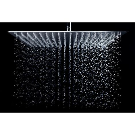 Duschkopf Regendusche 12 Zoll Edelstahl AISI304 Anti-Kalk-Düsen 30x30cm (1/5)