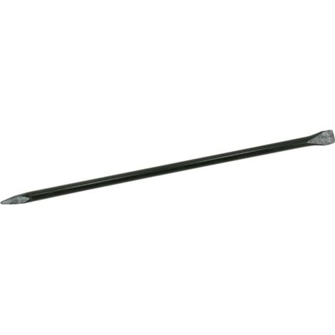 Palanca L.1250mm A.30mm forma rd.conPunta y.uña doblada lacado negro IDEAL