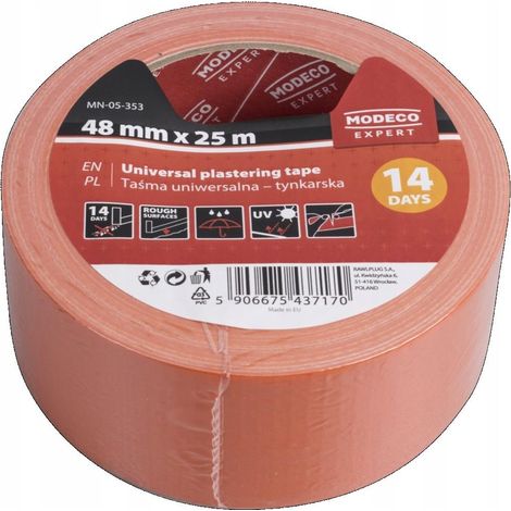Expert Modeco cinta de yeso autoadhesiva incolora 48mm x 25m