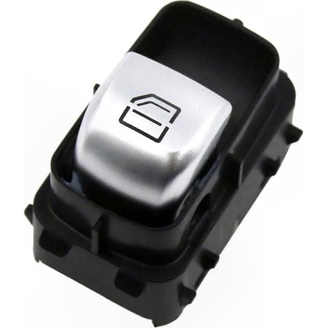 Interrupteur de lève-vitre noir pour porte passager, compatible avec les modèles Classe C W205, S205, X253 et C253 (1/4)