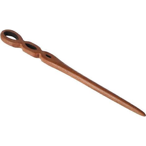 6.29' Baguette en Bois Naturel pour Cheveux Longs, Épingle à Cheveux Chinoise, Bijou Artisanal en Forme de Baguette - 216