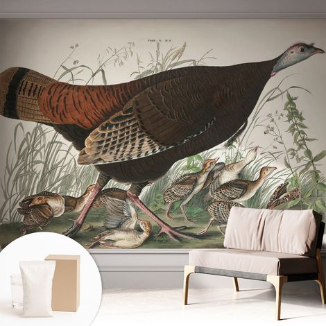 Carta Da Parati Non Tessuto - Con Colla Gratuita - Con Motivi Moderni - Design Elegante Per Pareti Armonia naturale 312x219 cm (1/5)