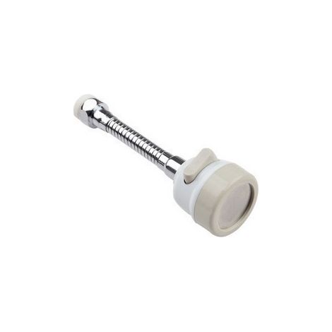 Tête de Robinet de Cuisine 360 ° Pivotant,Filtre de Buse Tête,3 Modes Réglable,embout à économie d'eau,pour cuisine et salle de bain (Blanc) (1/5)