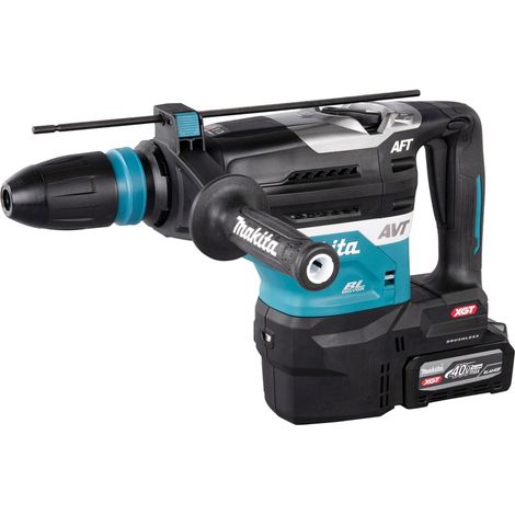 Makita Akku-Kombihammer 40 V HR005GU201, incl. 2x Akku XGT 4 Ah, Schnellladegerät, Zubehör, Transportkoffer (1/5)