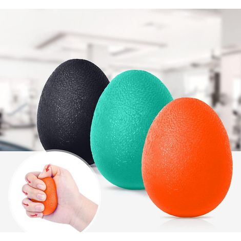 Ensemble de 3 balles de musculation pour les mains et les poignets – Rééducation et soulagement du stress – Adultes et enfants (1/5)