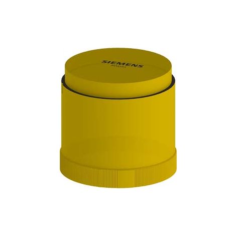 Colonne di segnalazione diametro 70MM Elementi Singoli Termoplast IP54 Tappo a vite BA 15D, senza lampada, a luce fissa, giallo