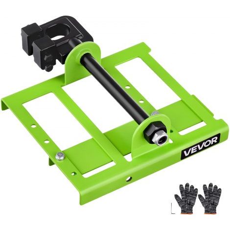 Guía para Motosierra, Ancho Ajustable de 5 a 15 cm, Guía Vertical para Madera, Aserradero Móvil de Hierro Fundido, para Trabajadores de la Construcción y la Carpintería, 240 x 205 x 76 mm (1/5)
