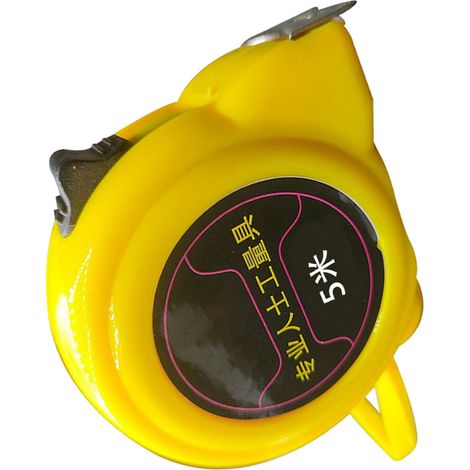 Ruban à mesurer en acier inoxydable 3-10m, mètre ruban compact de menuiserie, enrouleur automatique avec boîtier, outil de mesure circulaire, 5m x 19mm, version Asie du Sud-Est (1/5)