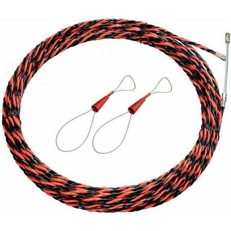 Extractor de cables para electricistas, 50 m, 5 mm de diámetro, retráctil para instalación de cables (1/5)