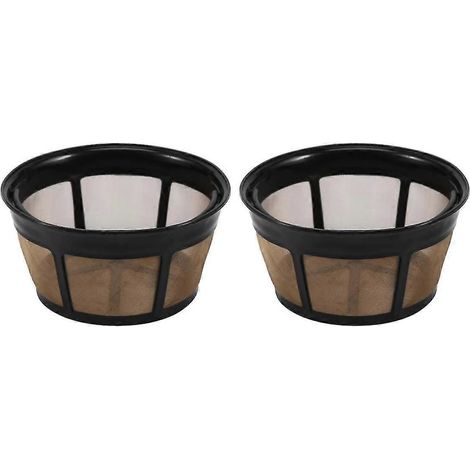 Filtre à café ou panier, 12 tasses, 8 à 12 tasses, acier inoxydable, réutilisable, pour 2 tasses, pour 8 à 12 tasses-AquaForge (1/5)
