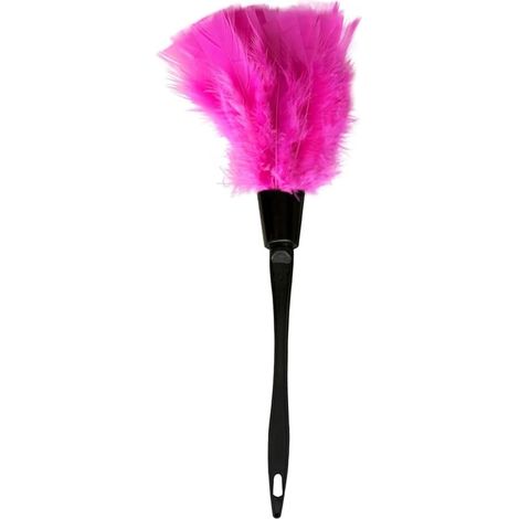 Feather Duster, Cleaning Duster with Handle, Cleaning Tool for Home Furniture Car (Rose Red) (1/3)