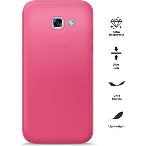Puro 0.3 Nude - Hülle für Samsung Galaxy A3 (2017) (Fluo Pink)