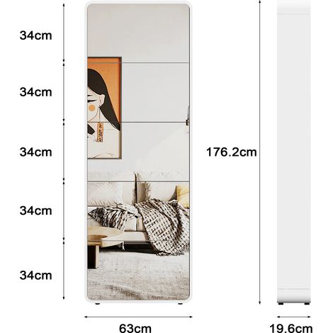 Armoire organiseur chaussures blanc, 5 tiroirs basculants inclinables, design arqué autoportant, miroir intégré, rangement pour entrée.