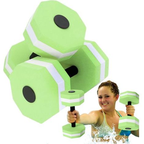 Haltères aquatiques pour exercice en piscine Équipement De Fitness Portable Barre D' Pour La Natation, La Gymnastique, L'Entraînement En Extérieur, Lac Et (1/5)