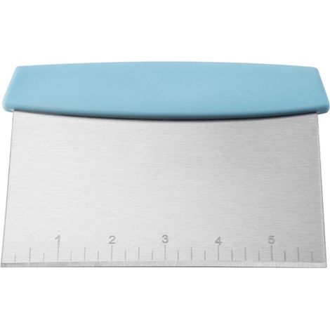 Racloir à pâte, racloir à plaque de cuisson en acier inoxydable, idéal pour la pâtisserie en cuisine. (1/5)