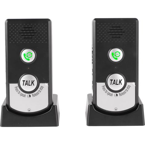 Interphone sans fil, sonnette, système d'interphone bidirectionnel pour domicile, personnes âgées, patients hospitalisés et personnel infirmier