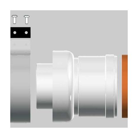 ADATTATORE SCARICO SDOPPIATO 60/100-80