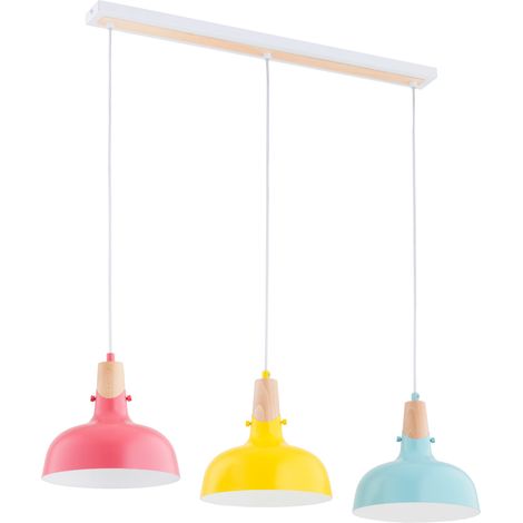 Suspension industrielle Alfa SOLO multicolore 3xE27 (1/3)
